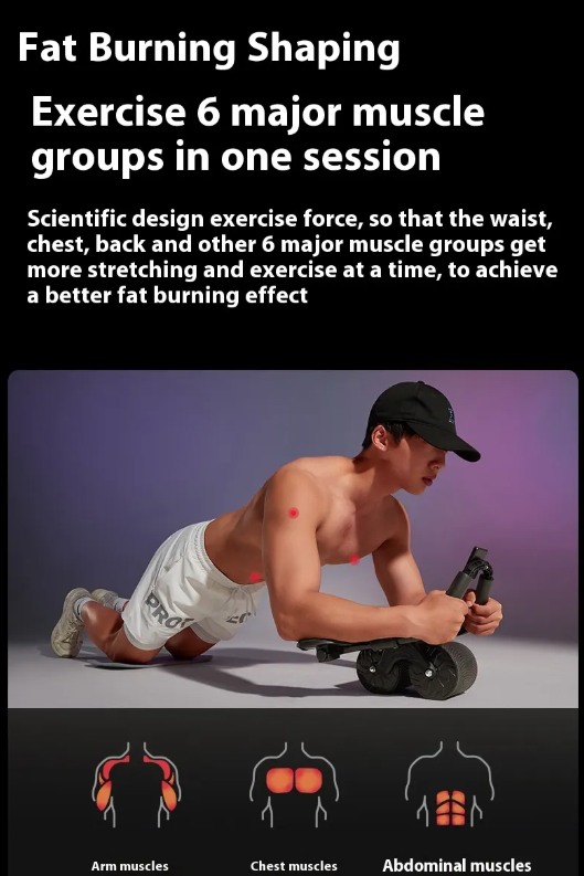 Automatic Rebound Abdominal Wheel